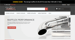 Desktop Screenshot of mufflex-performance.com