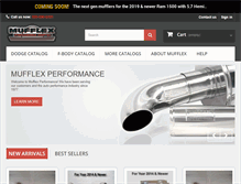 Tablet Screenshot of mufflex-performance.com